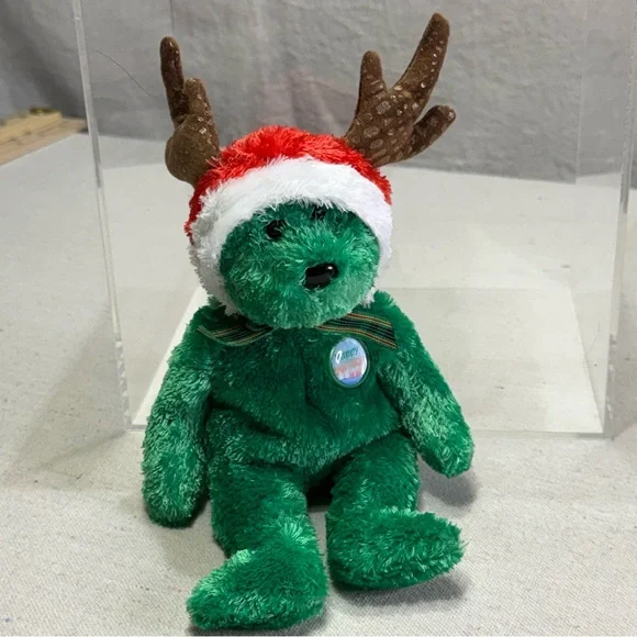 TY Beanie Babies- Holiday Plush Bear Set of 6  - Vintage - Picture 12 of 15